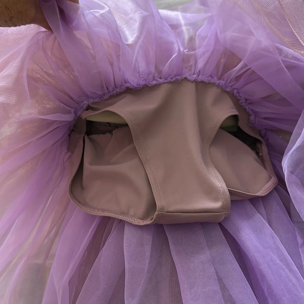 Purple Pointe leotard Tutu Dress Dance Costume Large